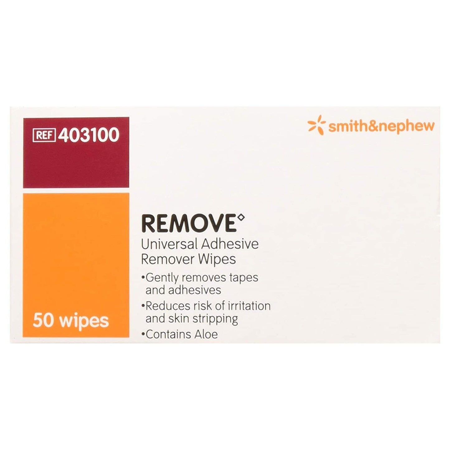 Smith & Nephew Remove Adhesive Remover Wipes 403100 โ 50 Count