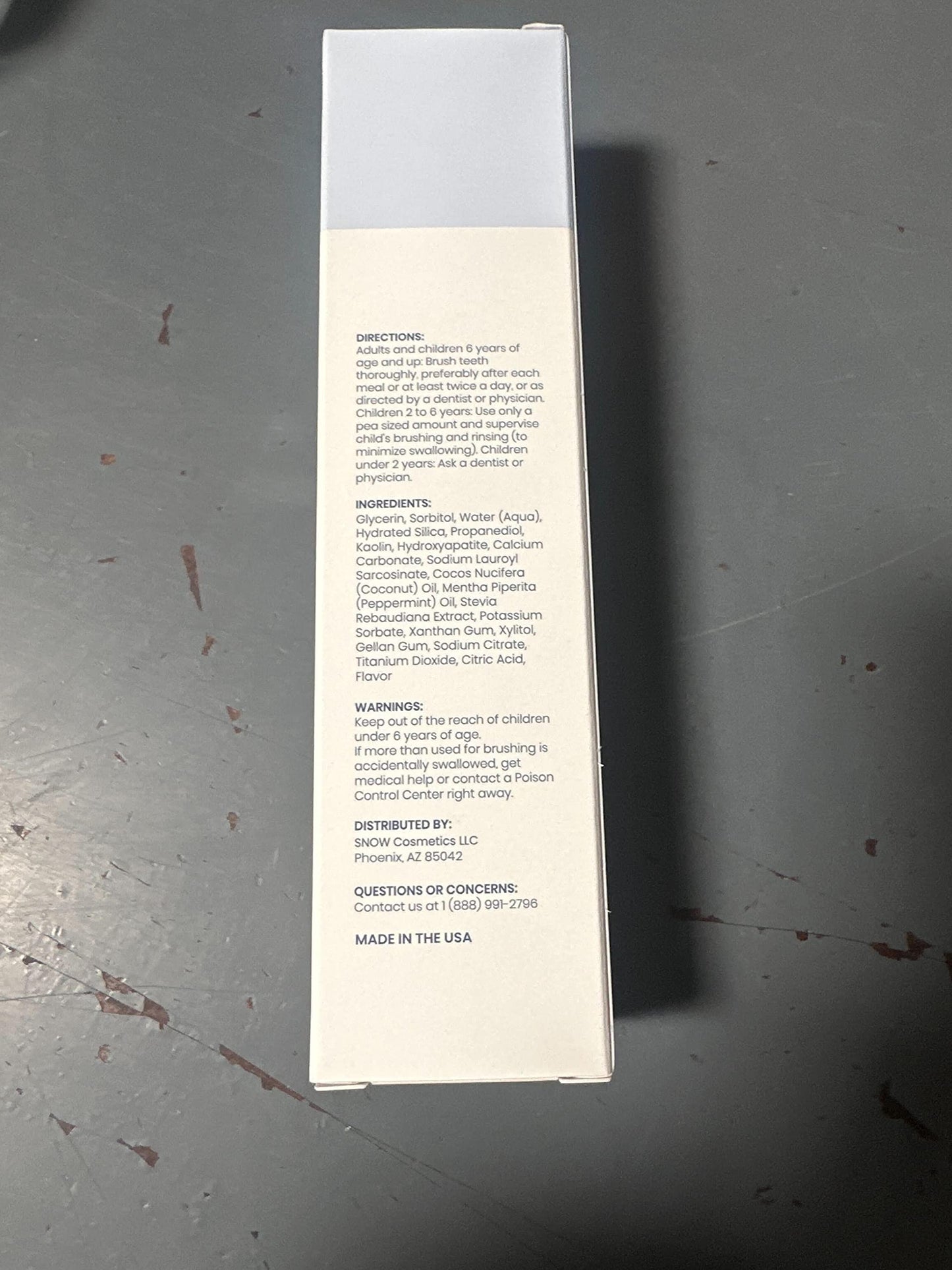 Snow Nanohydroxyapatite Whitening Toothpaste โ Kaolin & Xylitol for Adults