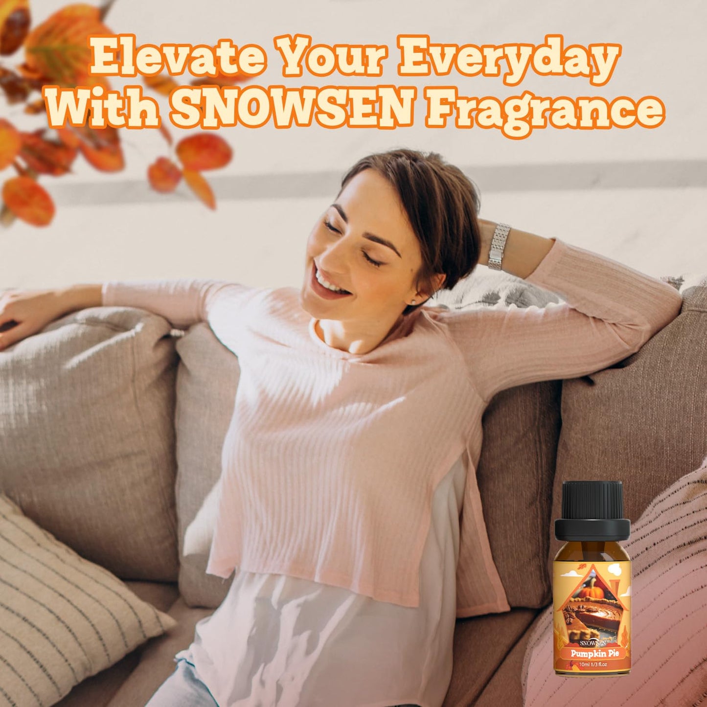 SNOWSEN Autumn Essential Oil Set โ 6x10ml for Diffusers, Soaps & Candles