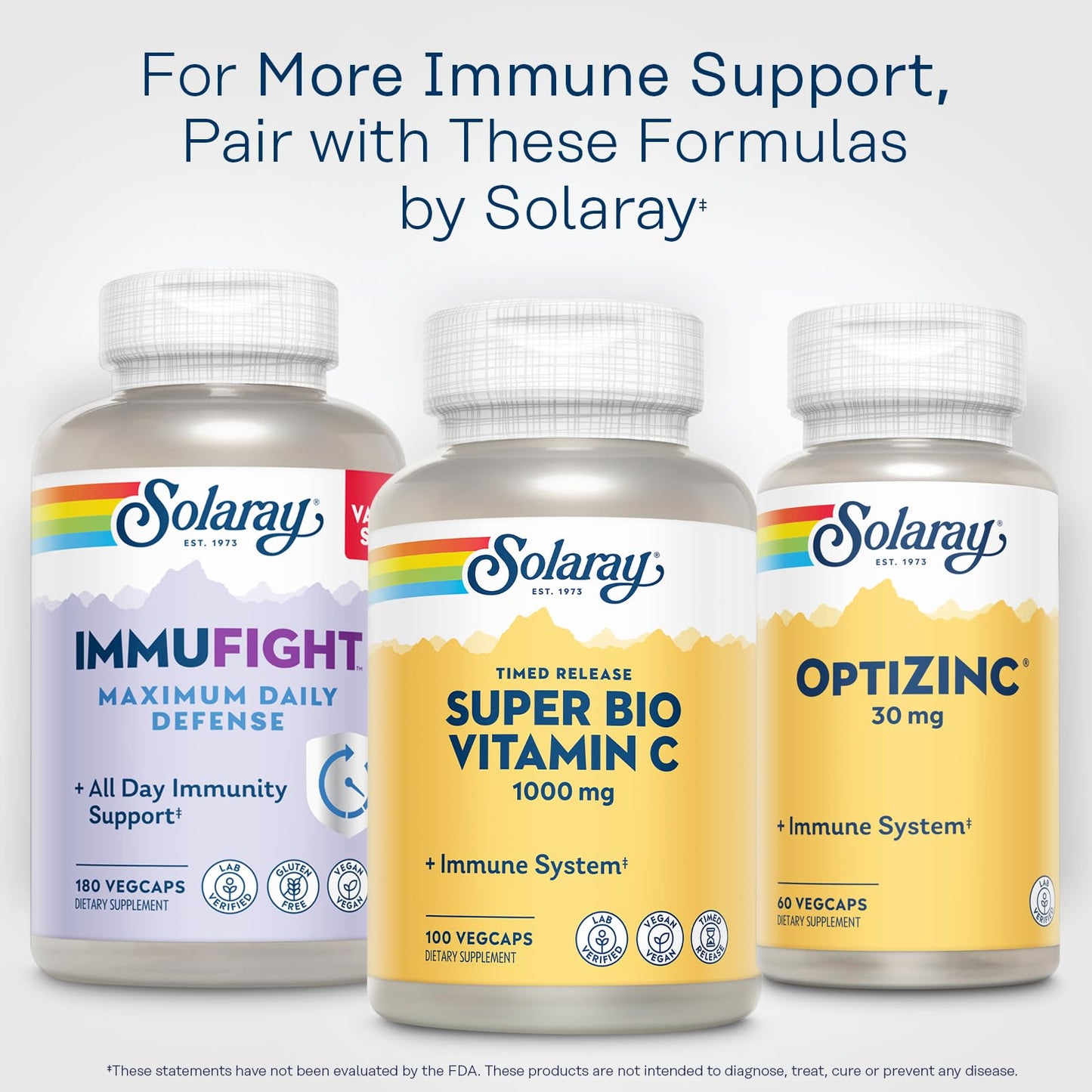 SOLARAY Vitamin C 1000mg - Timed Release with Bioflavonoids