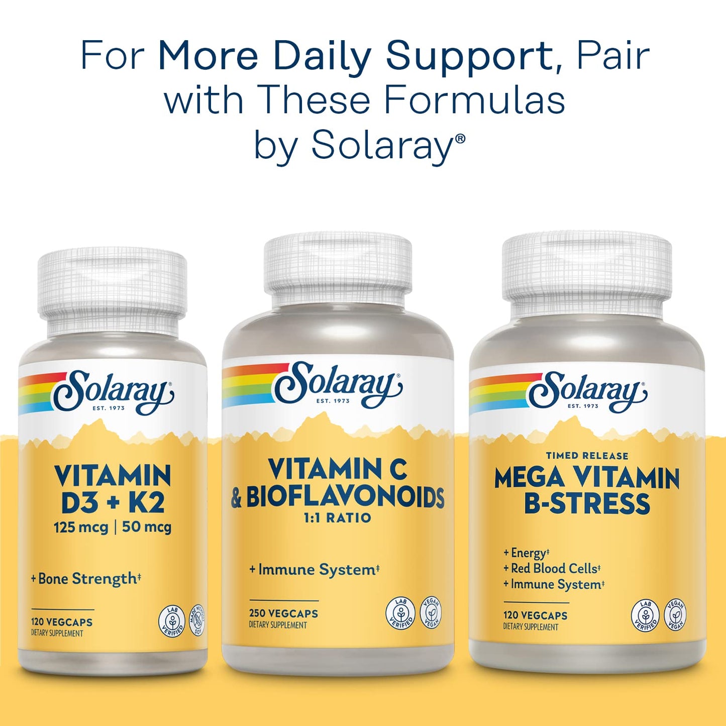 Solaray Calcium Magnesium Citrate 1:1 Ratio - Bones, Teeth, Muscle & Nerve Support | 180 VegCaps