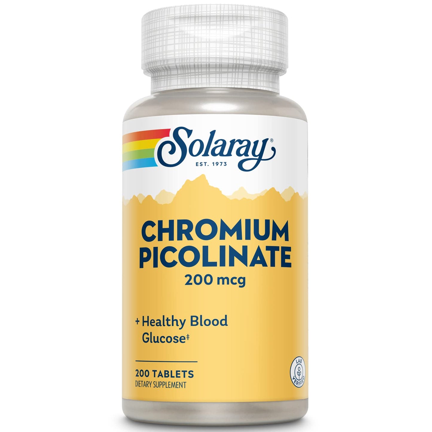 Solaray Chromium Picolinate Tablets 200 mcg โ 200 Count
