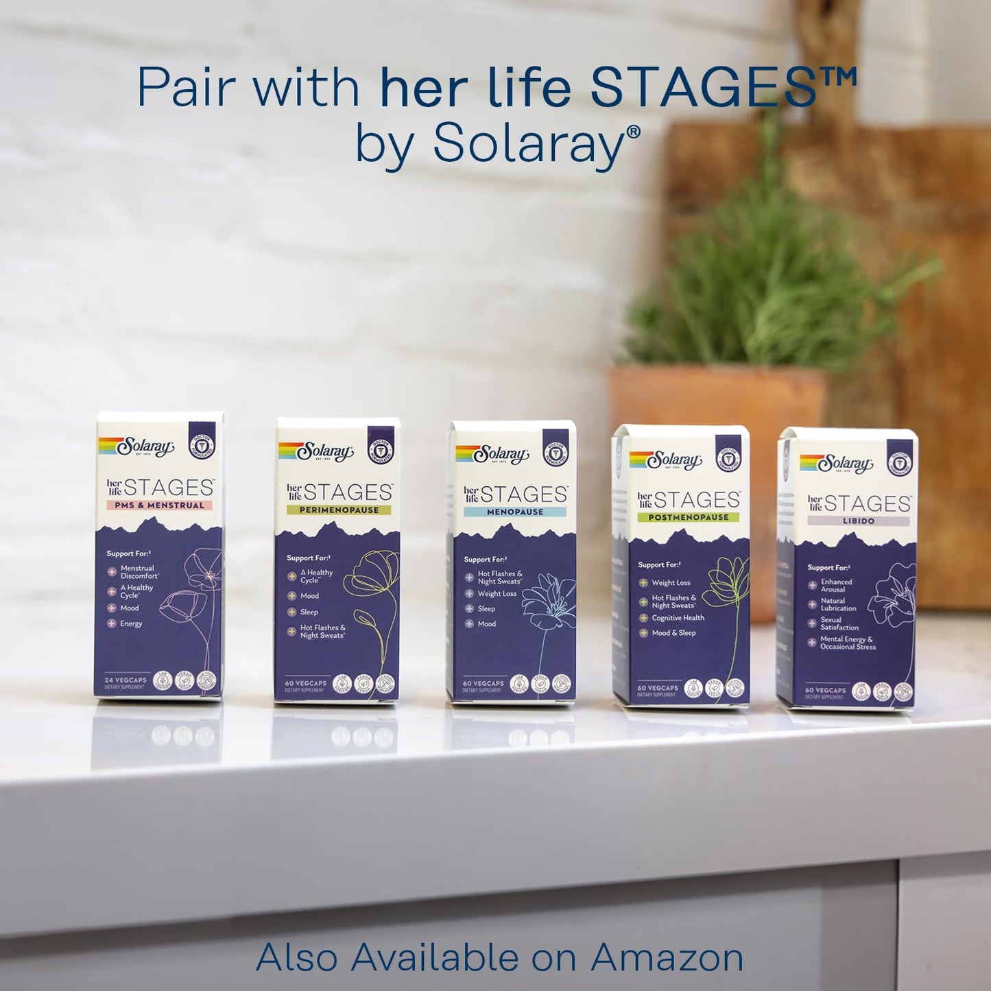 SOLARAY Evening Primrose Oil 500mg โ Midlife Support, GLA & LA