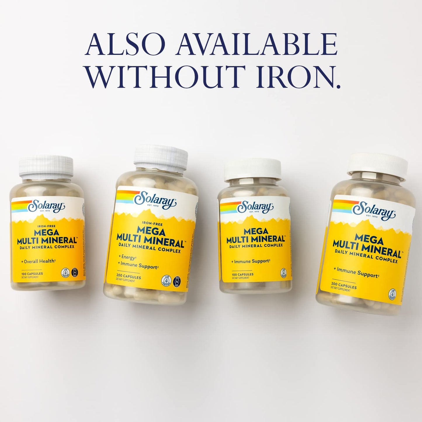 Solaray Mega Multi Mineral โ Chelated Mineral Complex (50 Servings)