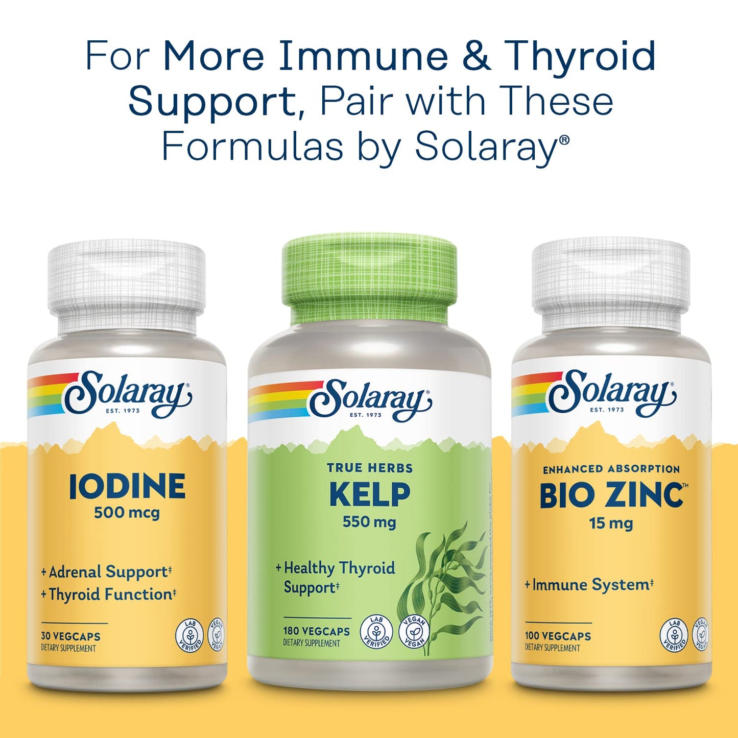Solaray Yeast Free Selenium 100mcg โ Immune & Thyroid Support | 90 VegCaps