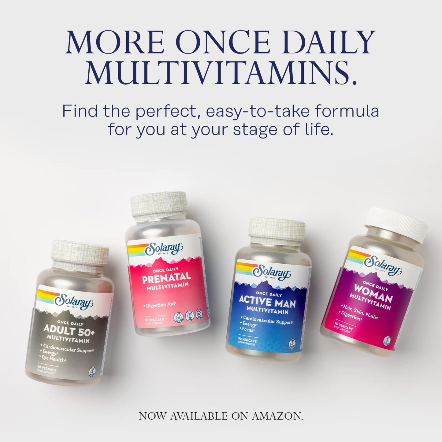 Solaray Once Daily Active Man Multivitamin โ Cellular Energy & Immune Support (90 Servings)