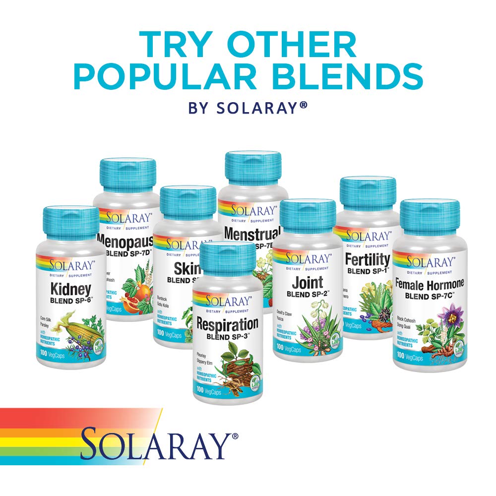 SOLARAY Histamine Blend SP-33 โ Herbal + Cell Salt Support (Non-GMO & Vegan)