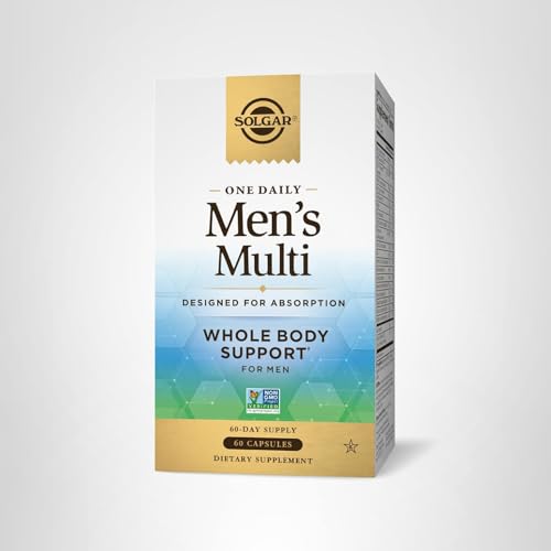 Solgar One Daily Men's Multivitamin – Highly Absorbable, 60 Servings