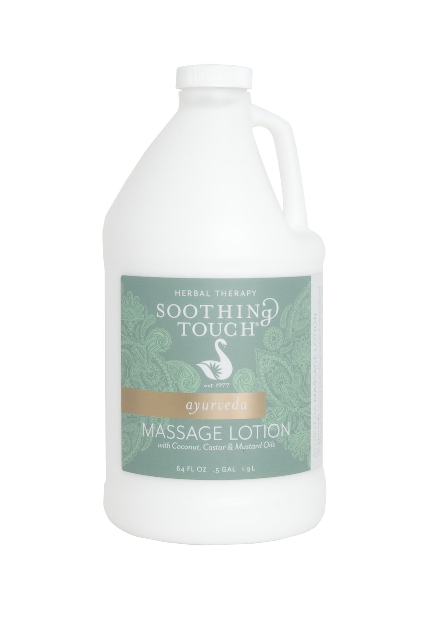 Soothing Touch Ayurveda Massage Lotion Unscented 64 oz โ Paraben-Free, Cruelty-Free, Vegan