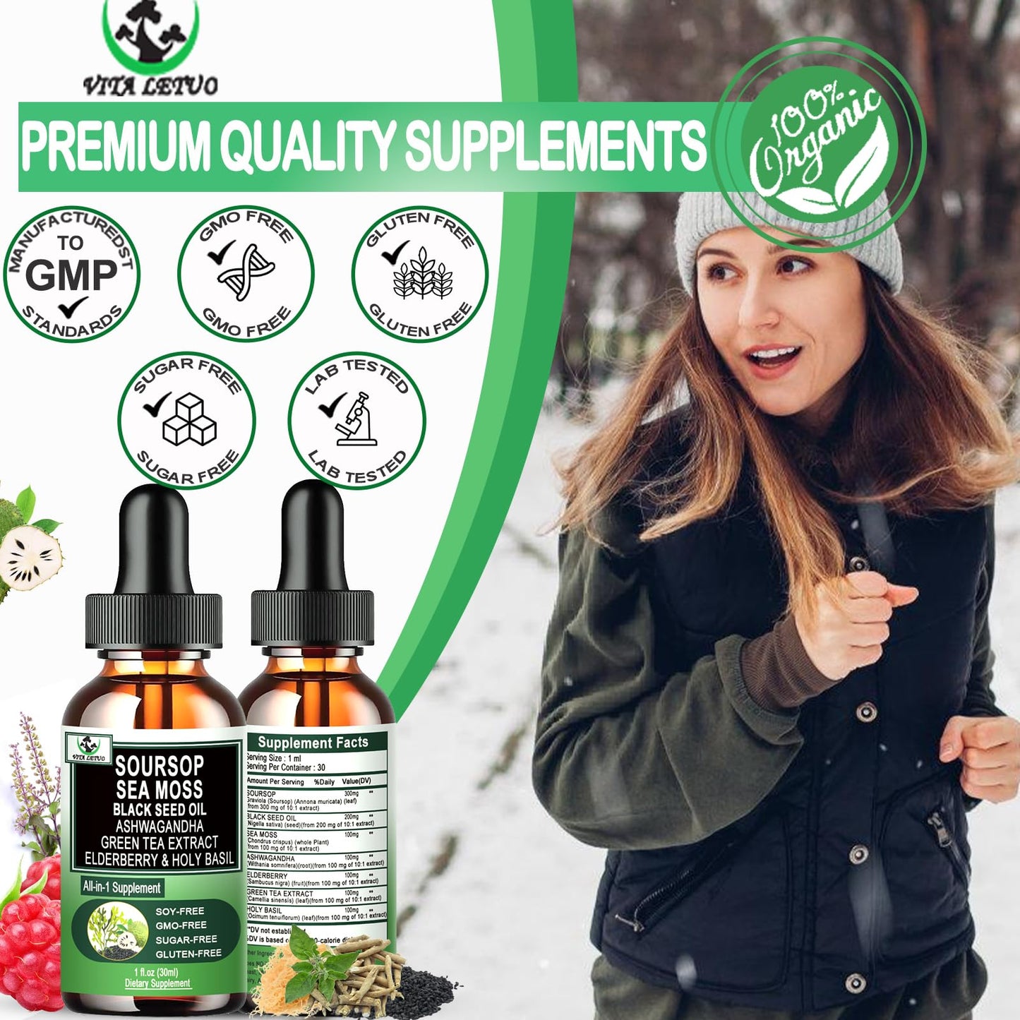 Soursop Drops โ Immune & Digestive Support with Sea Moss & Superfoods