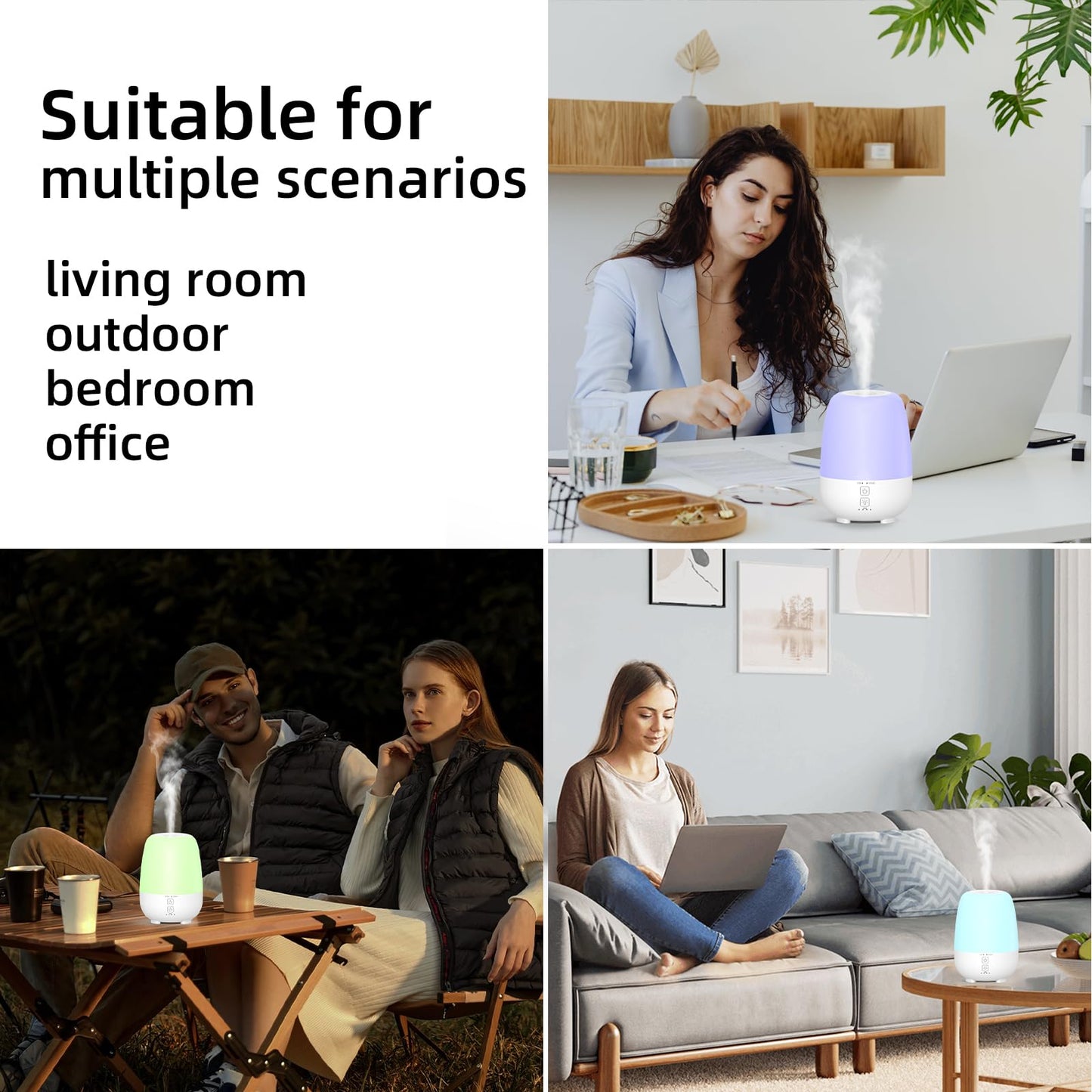 SPLITSKY 150ML Cordless Diffuser โ 6000mAh Battery, 7h Run Time
