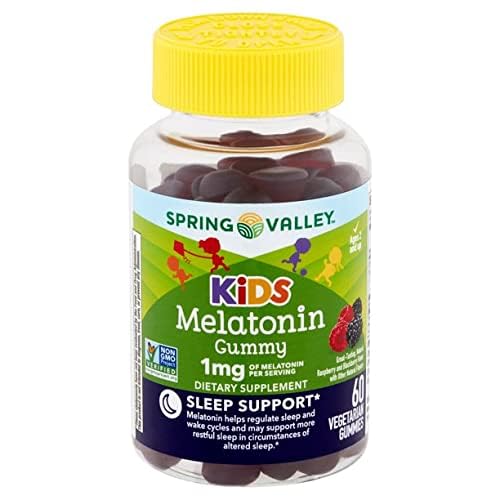 Spring Valley Vegetarian Melatonin Gummies for Kids โ Sleep Support (60 Ct) + Your Vitamin Guide