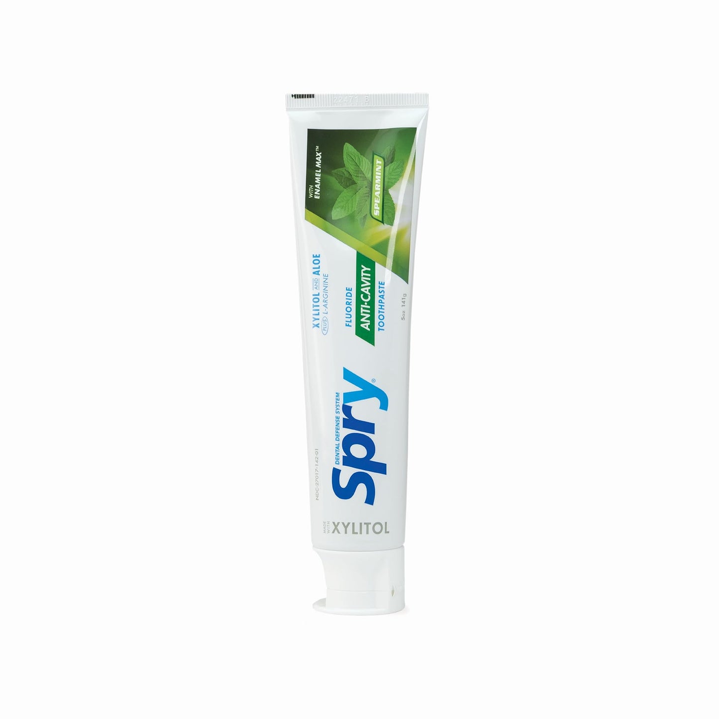 Spry Natural Xylitol Toothpaste 5oz โ Pack of 1 | Adults & Kids, Fluoride, Whitening & Remineralizing, Spearmint
