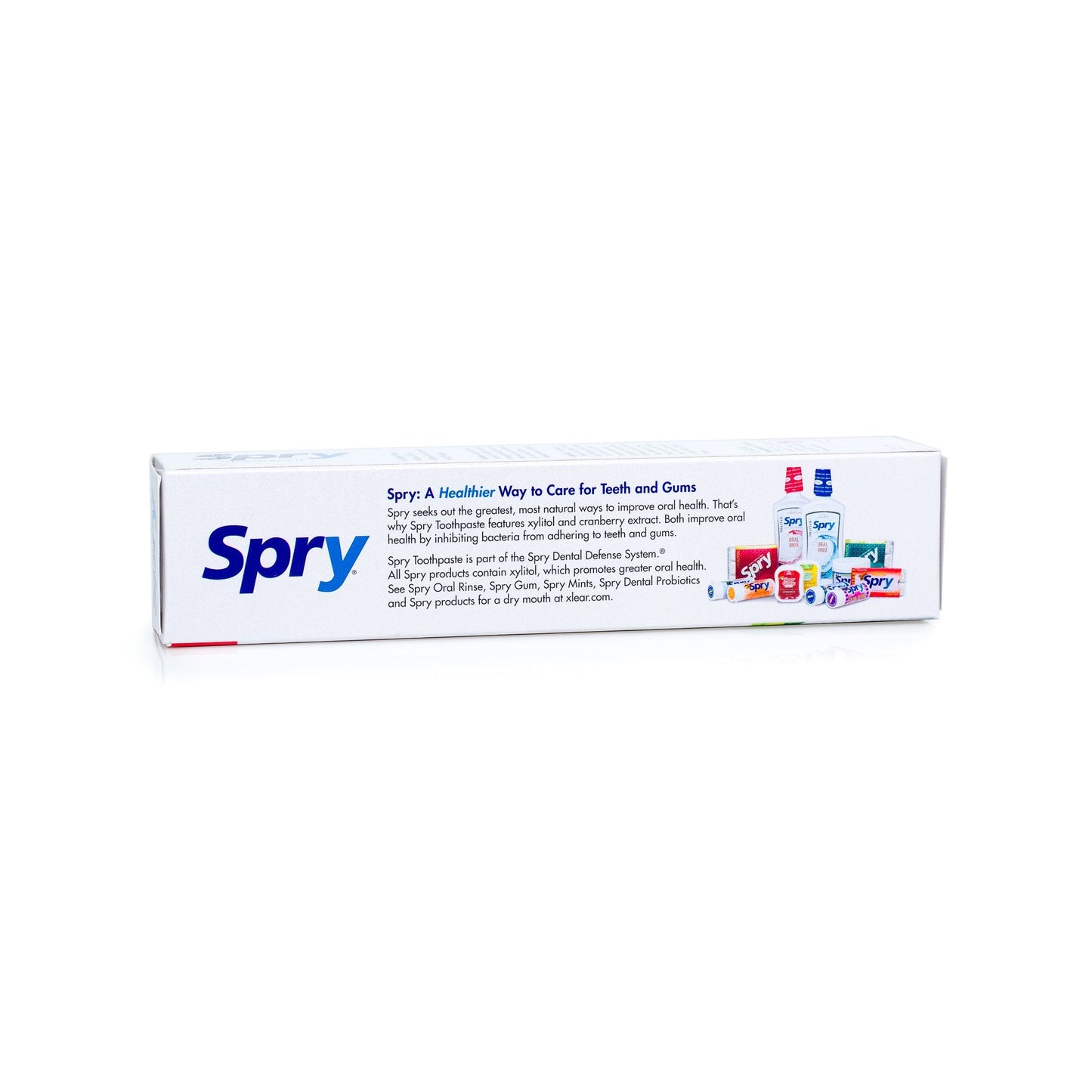 Spry Natural Xylitol Toothpaste 5oz โ Fluoride Free, Gentle for Sensitive Teeth, Spearmint