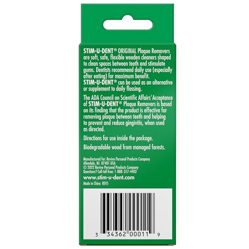 Stim-U-Dent Mint Dental Picks โ 200 Interdental Wooden Picks (8x25)