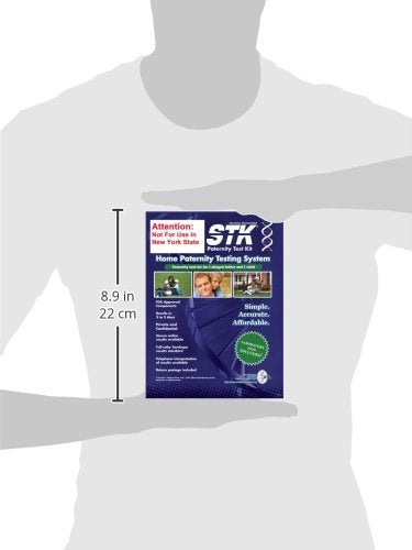 STK Paternity Test Kit β All Lab Fees Included, Free Return Mailer, 99.999% Accurate (2-Person)