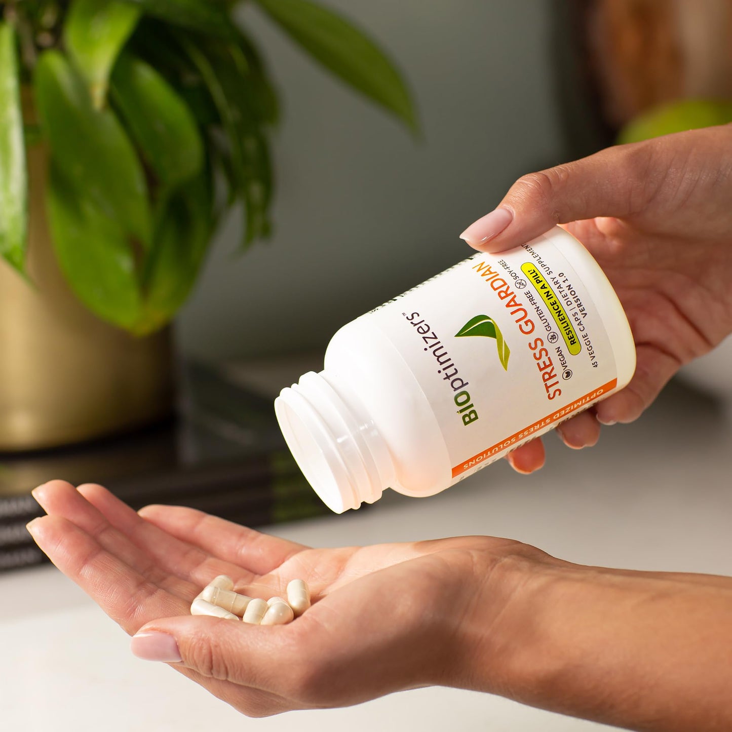 BIOptimizers Stress Guardian โ Stress Relief Capsule for Rest & Sleep Support โ 45 Capsules