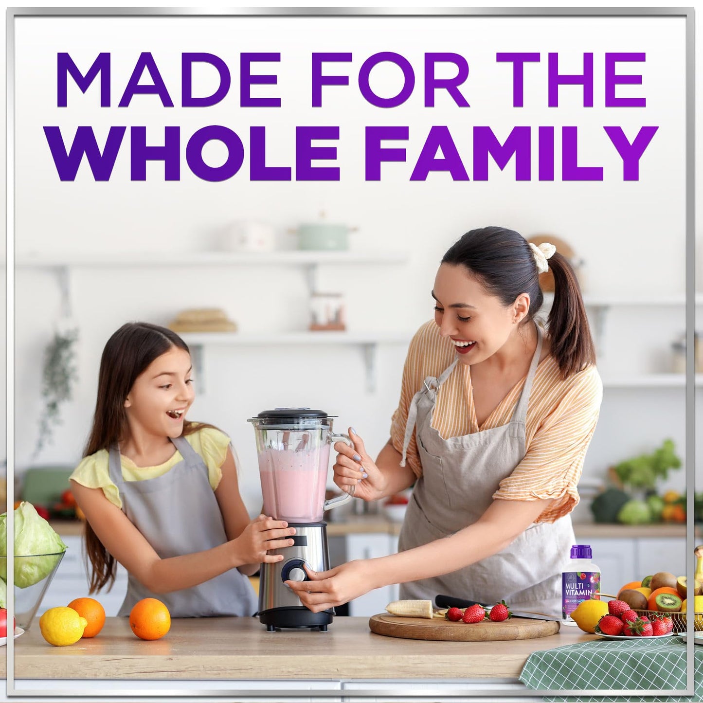 Liquid Multivitamin Sugar Free Berry 15 oz β Vegan, Non-GMO Daily Multivitamin