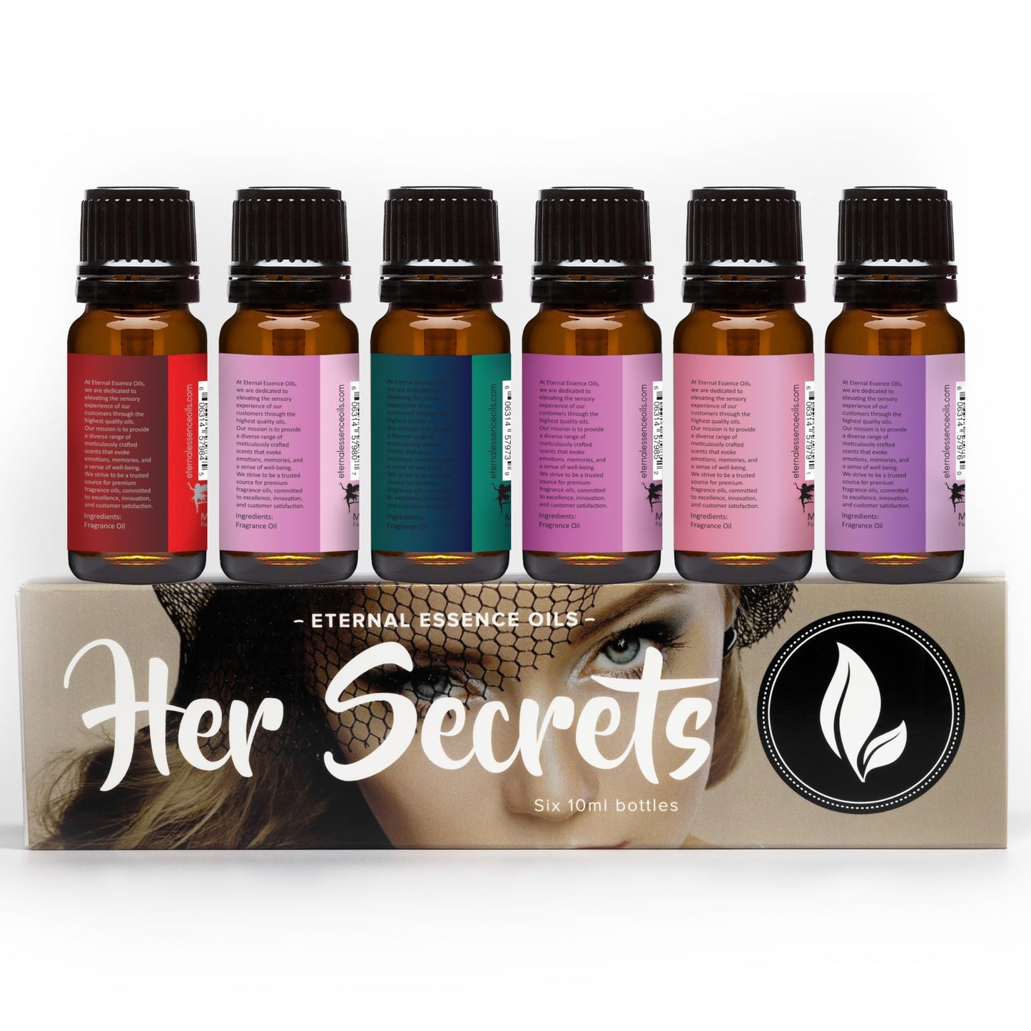 Eternal Essence Oils Her Secrets Set of 6 – Premium Fragrance Oils (10ml each)