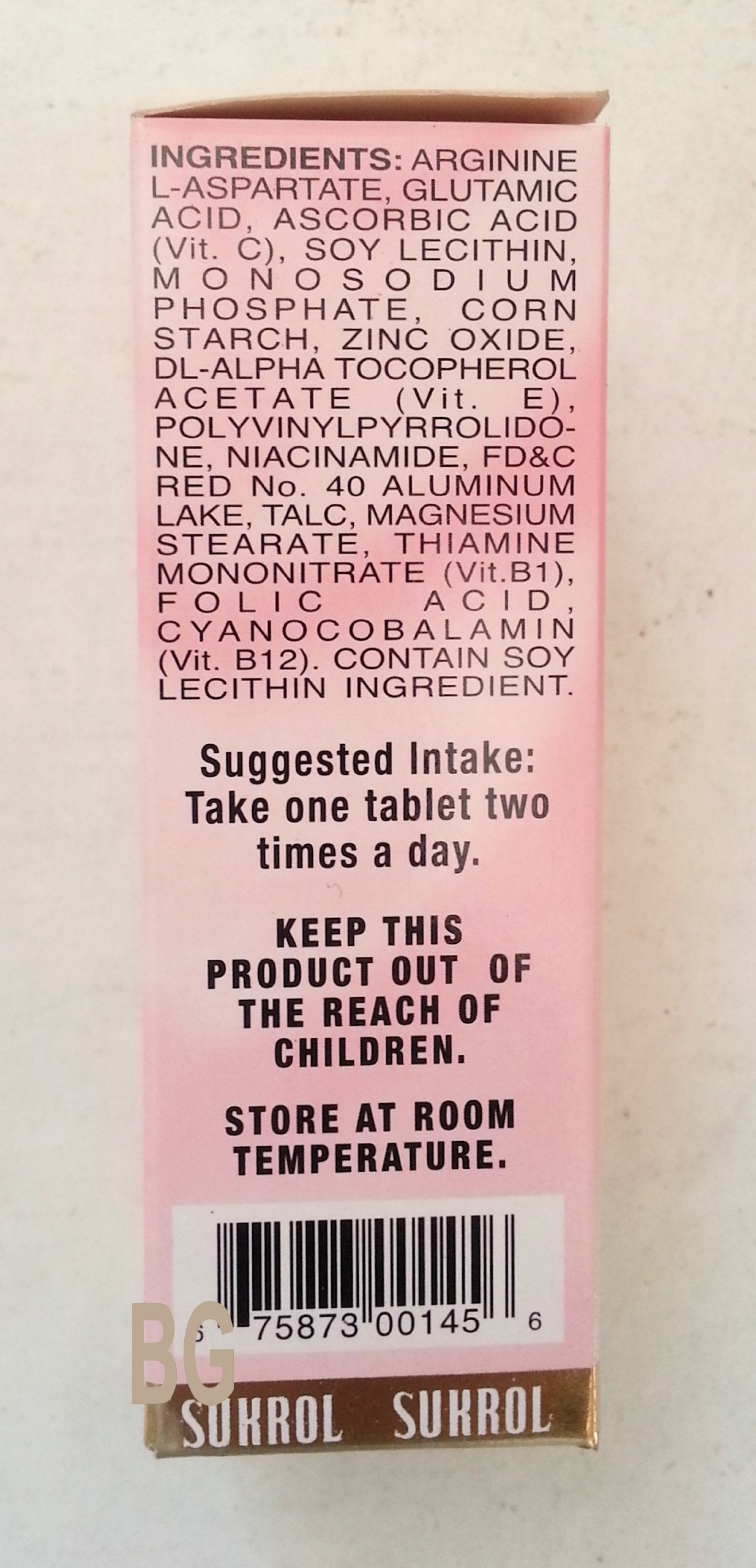 Sukrol Vigor Mujer Dietary Supplement With Vitamin E โ 30 Tablets