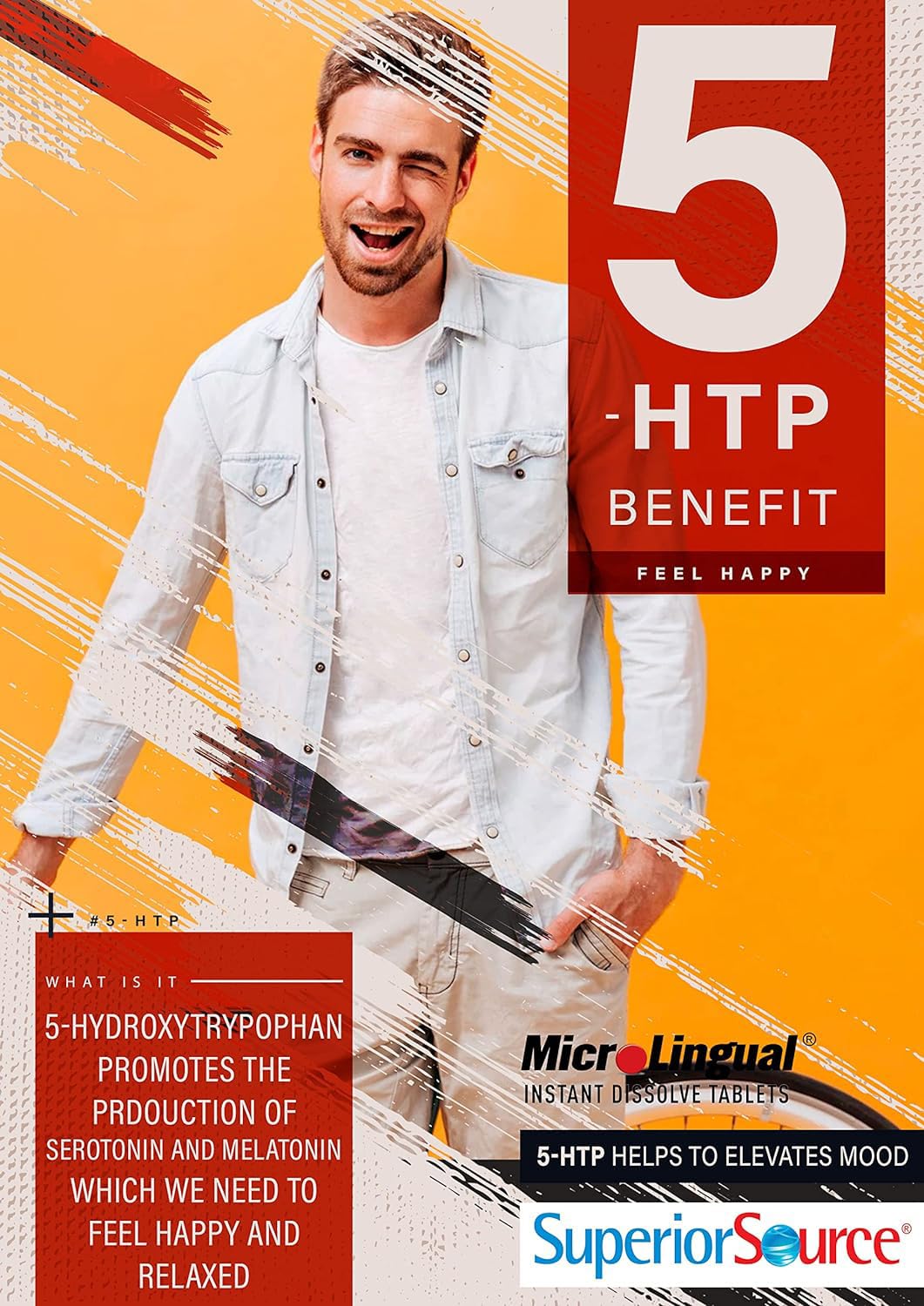 Superior Source 5-HTP 75 mg โ Instant Dissolve for Sleep & Serotonin Support