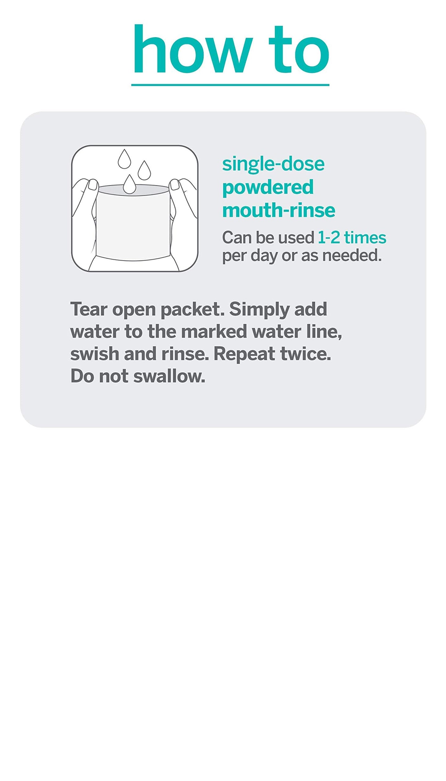 Supersmile Powdered Mouth Rinse โ 60 Packets, 0.06 oz