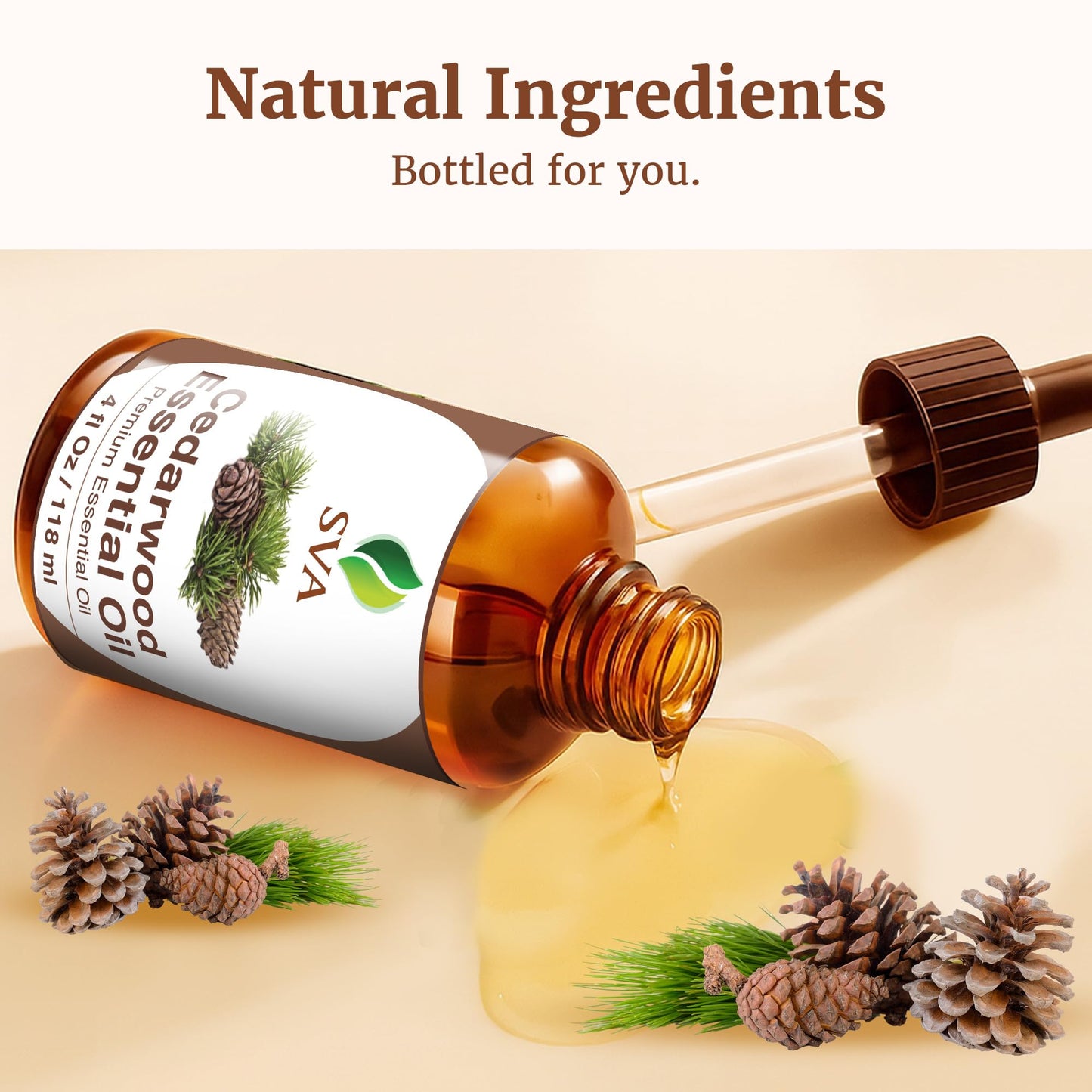 SVA Cedarwood Essential Oil 4oz โ 100% Natural Cupressus Funebris