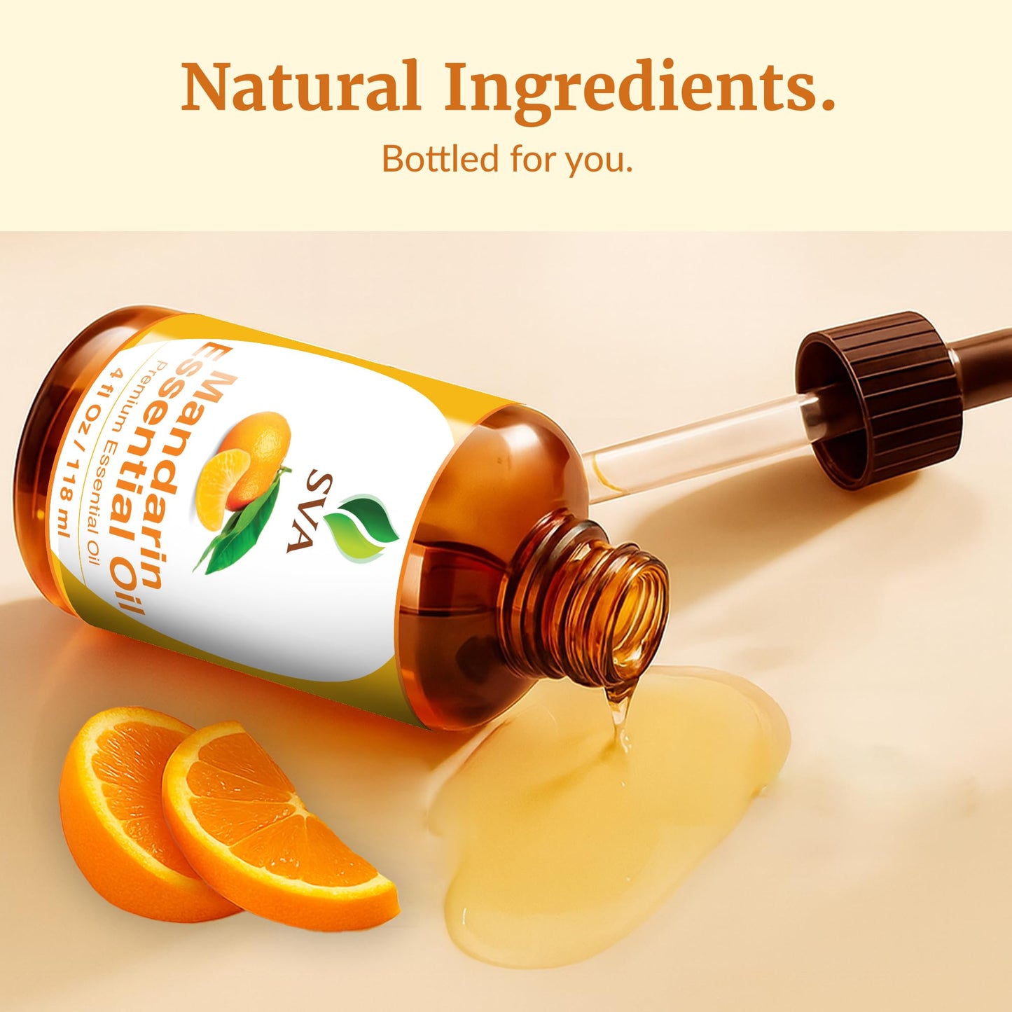SVA Mandarin Essential Oil 4oz โ 100% Natural Mandarin Oil