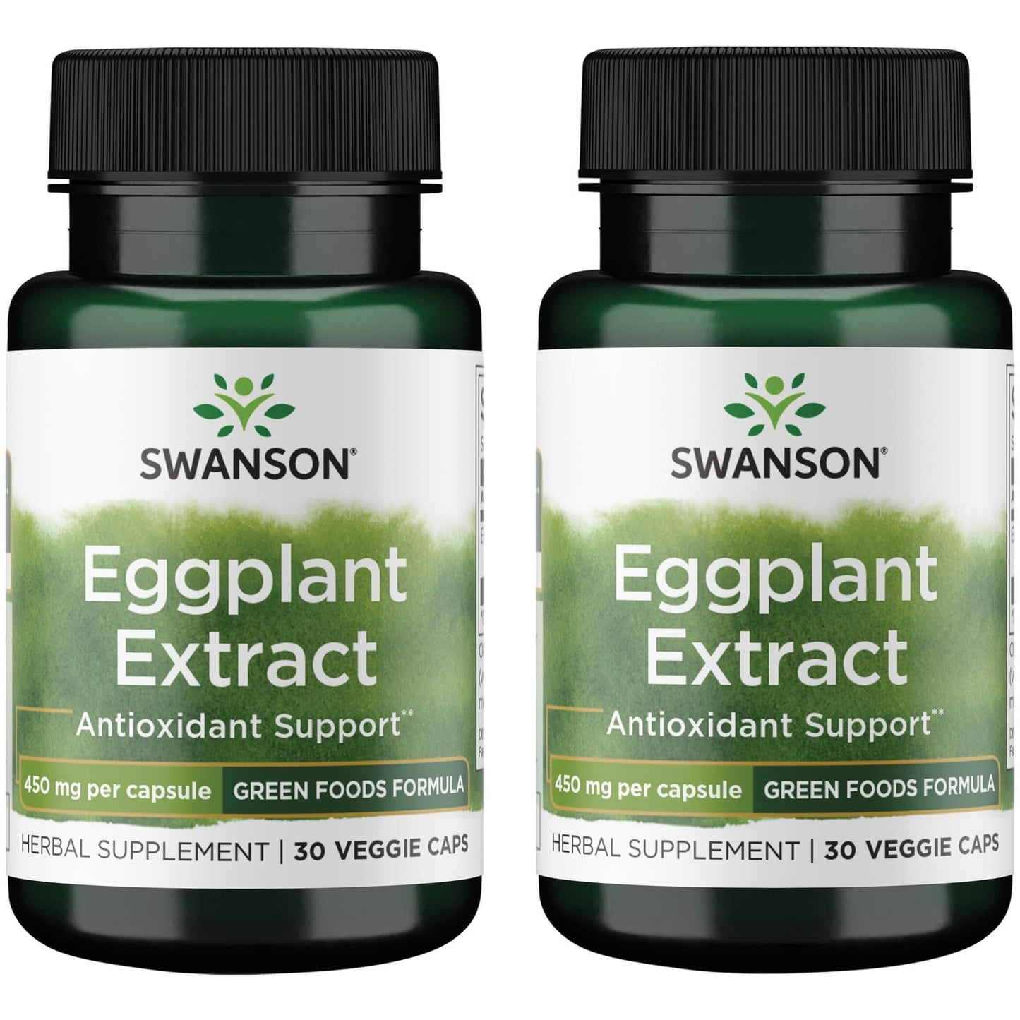 Swanson Eggplant Extract 20:1 450 mg โ 30 Veg Capsules (2 Pack)
