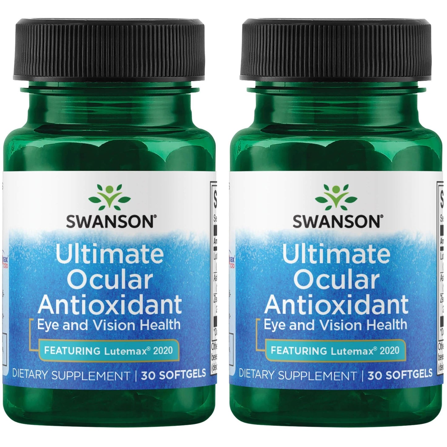 Swanson Ultra Ocular Antioxidant with Lutemax 2020 - 30 Softgels Pack of 2