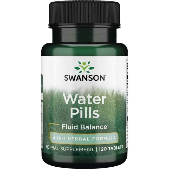 Swanson Water Pills 120 Tabs โ Pack of 1 | Fluid Balance Support