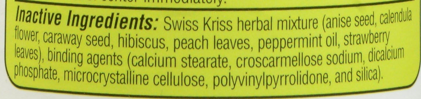 SWISS KRISS Laxative HRBL, 250 Ounce โ Gentle Digestive Support