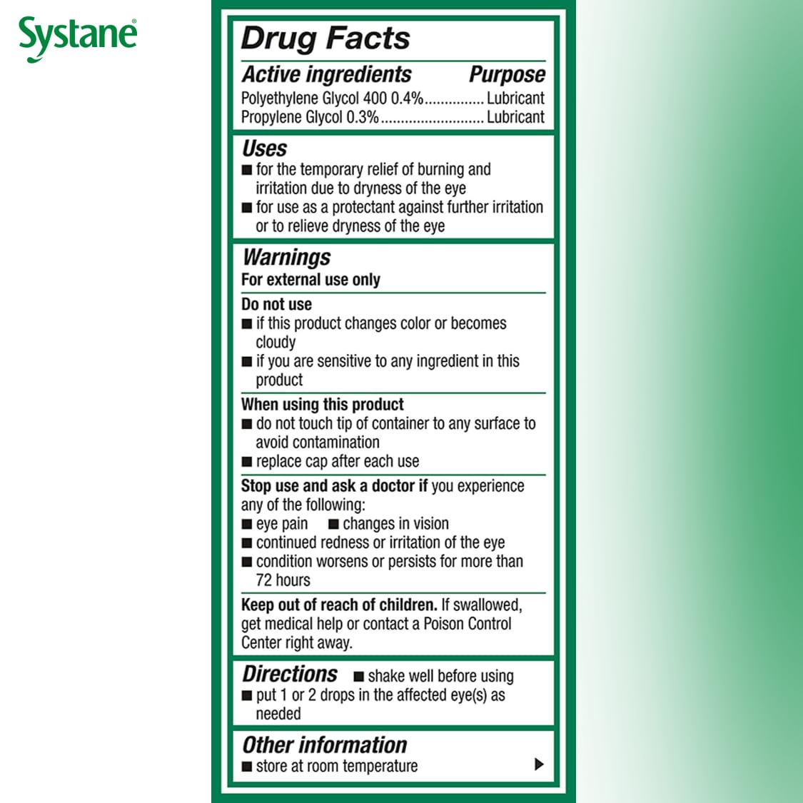 Systane Lubricant Eye Gel Drops, 10 mL (Packaging May Vary) โ Long-Lasting Gel Shield
