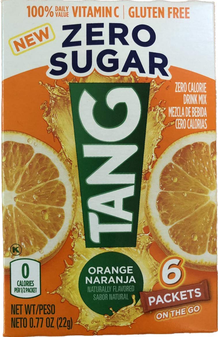 Tang On The Go! Orange/Naranja Vitamin C Drink Mix โ Pack of 6 (6 Boxes, 36 Packets)