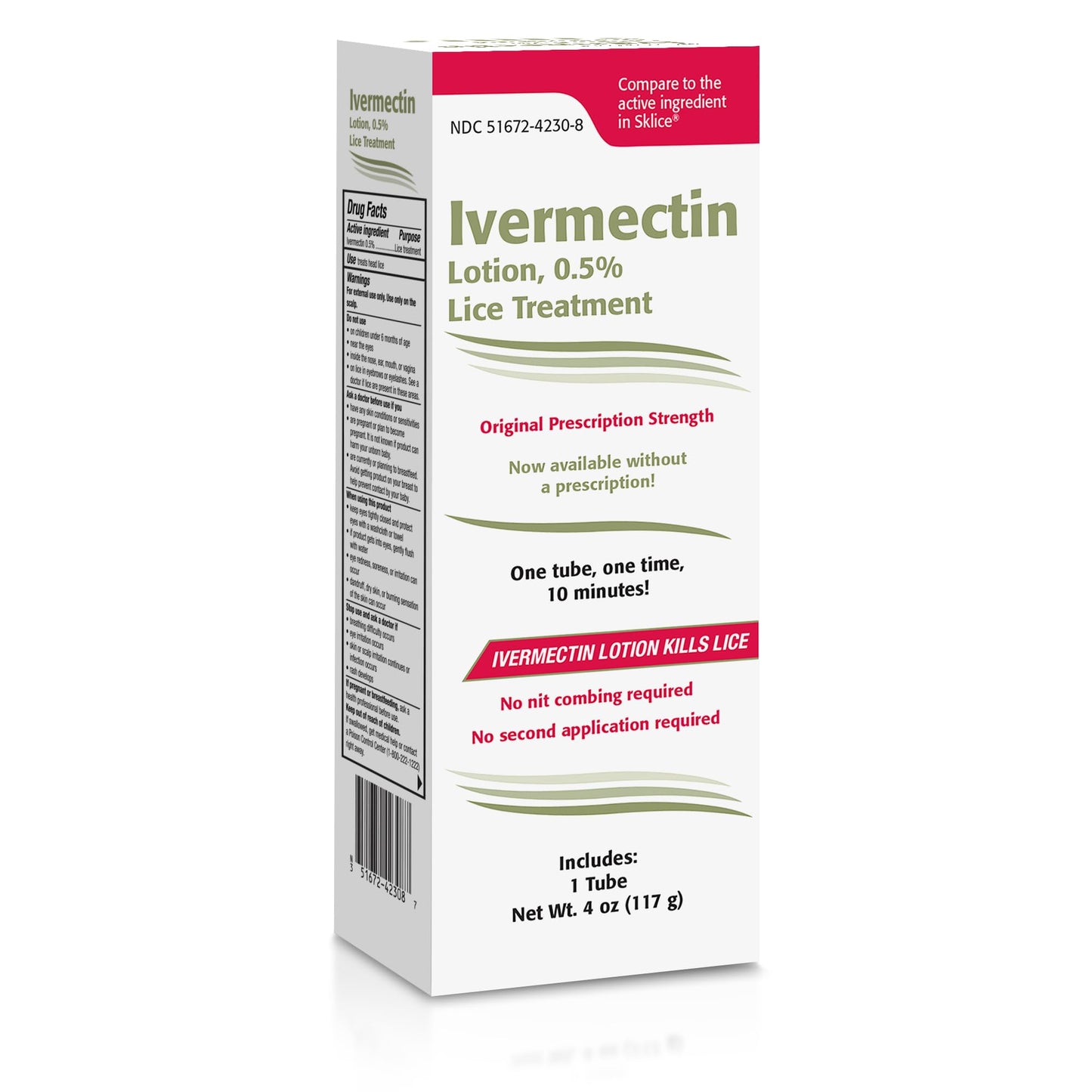 TARO Ivermectin Lotion 0.5% โ One-Dose Lice Treatment for Adults (Kills Eggs & Nits, No Nit Combing)