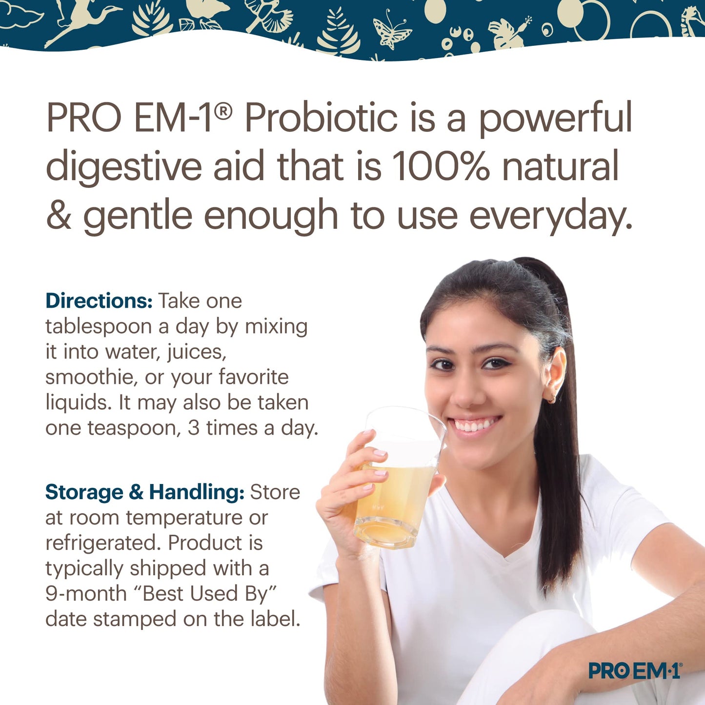 TeraGanix Organic Liquid Probiotic (90 Day Supply) โ Dr. Formulated for Adults & Kids, 6 Million CFU/mL, 3 Pack
