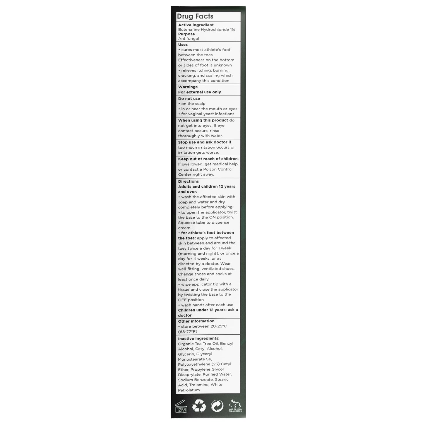 Tea Tree Oil Antifungal Foot Gel | Terramed Just Think Comfort | No-Touch Applicator | 1-Week Option