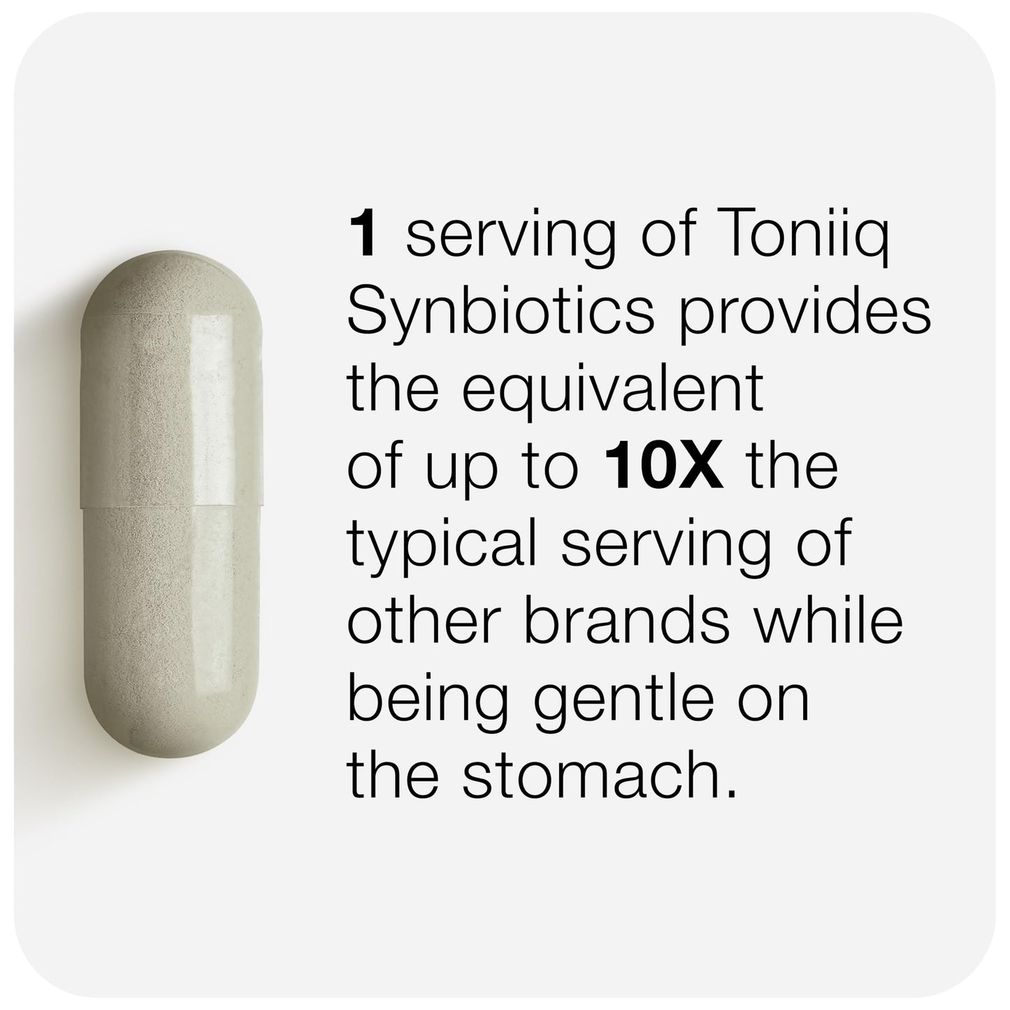 Toniiq Prebiotics and Probiotics โ 200B TFU Synbiotic with IMMUSE and ButyraGen โ 30 Strains โ 60 Capsules