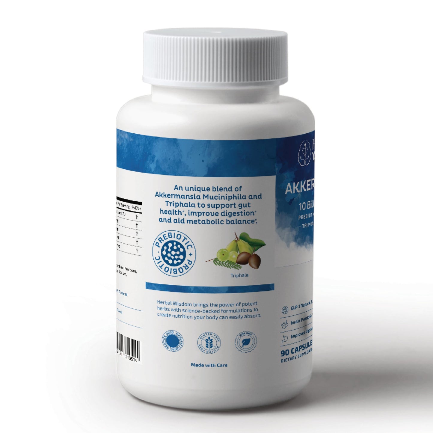 Akkermansia Muciniphila Probiotic + Triphala β 10B CFU | 3 Month Supply