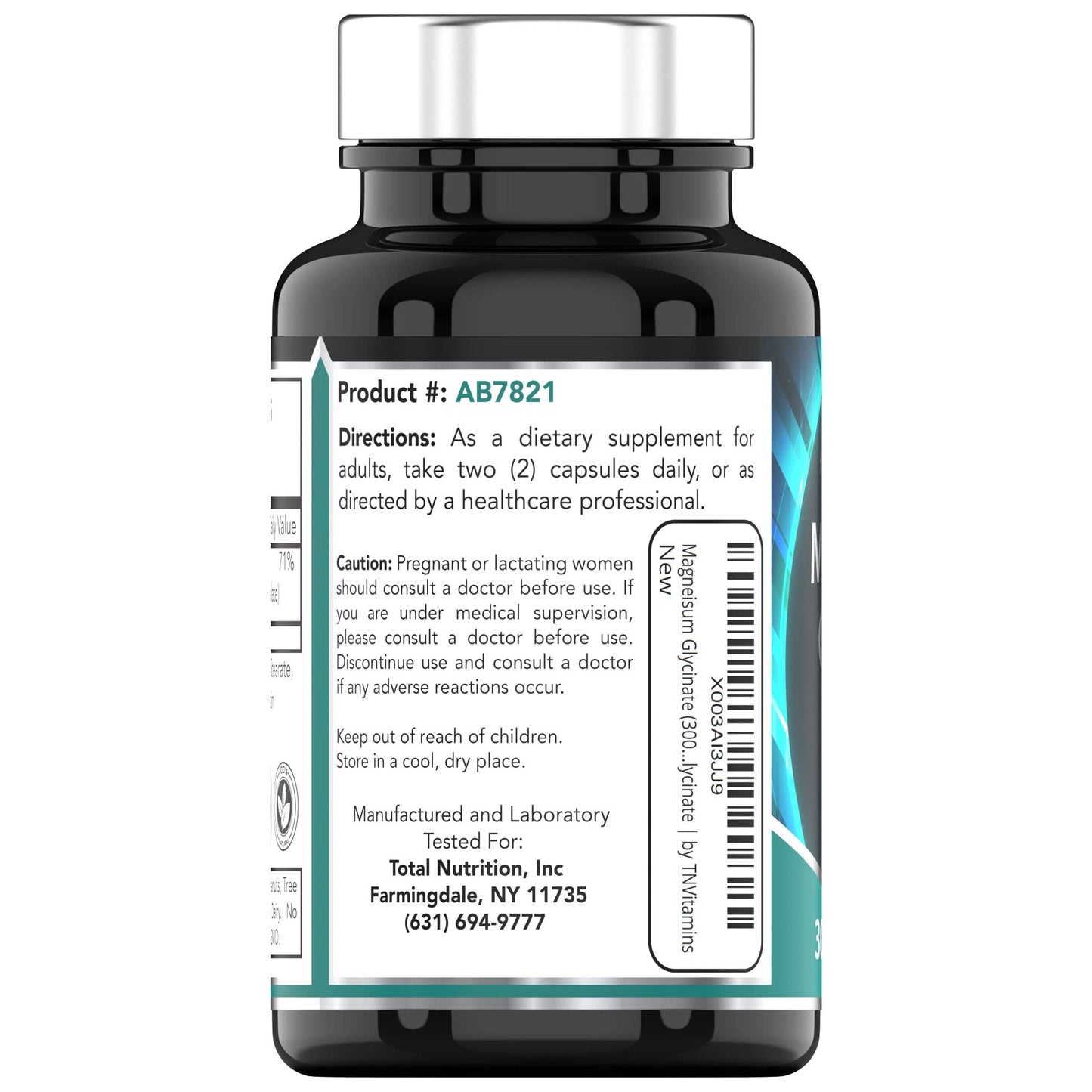 TNVitamins Magnesium Glycinate Capsules โ 300 mg Magnesium, 90 Count | Chelated Magnesium Bisglycinate for Sleep & Calm