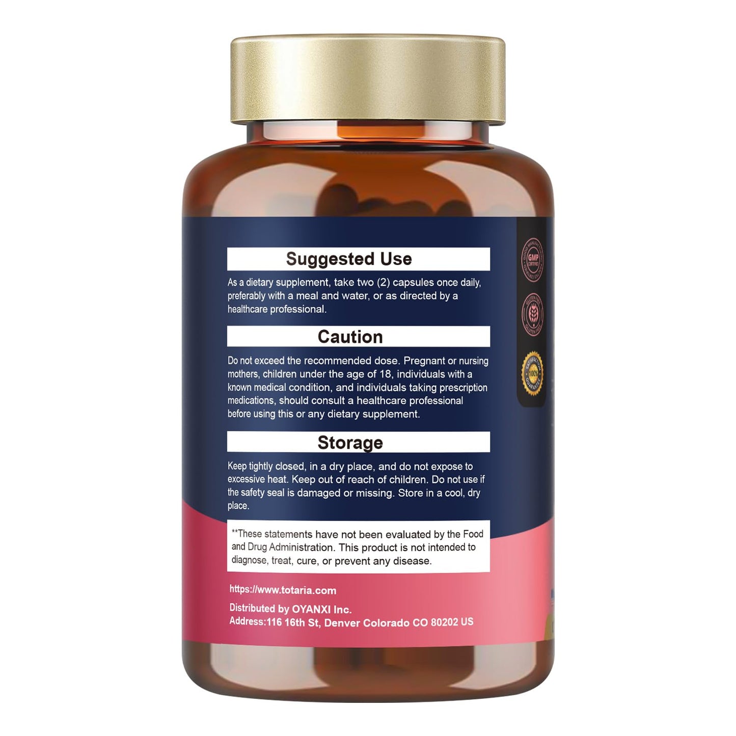 Totaria Probiotics for Women – 120B CFU, Akkermansia, Enzymes & Prebiotics | 120 Vegan Capsules