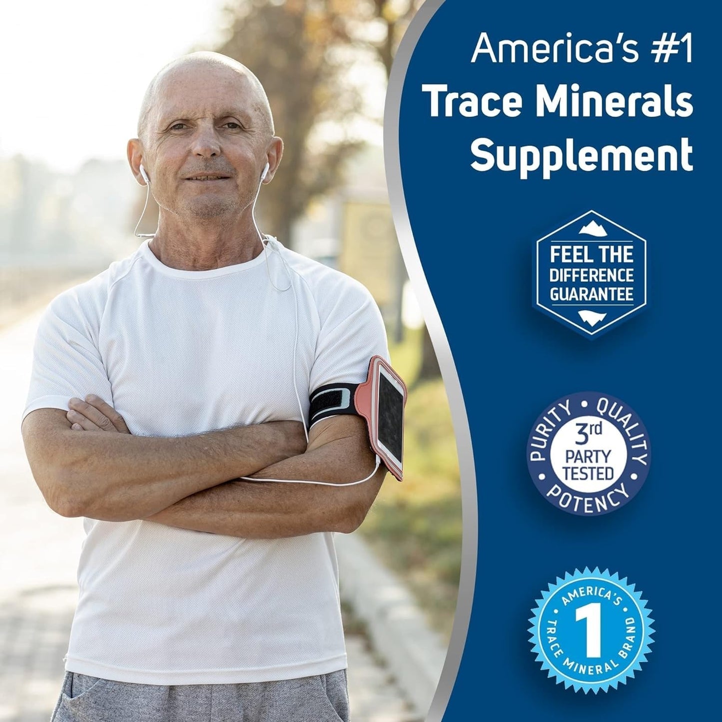 Trace Minerals Complete Foods Multi โ Daily Multivitamin with Ionic Trace Minerals (240 Tabs)