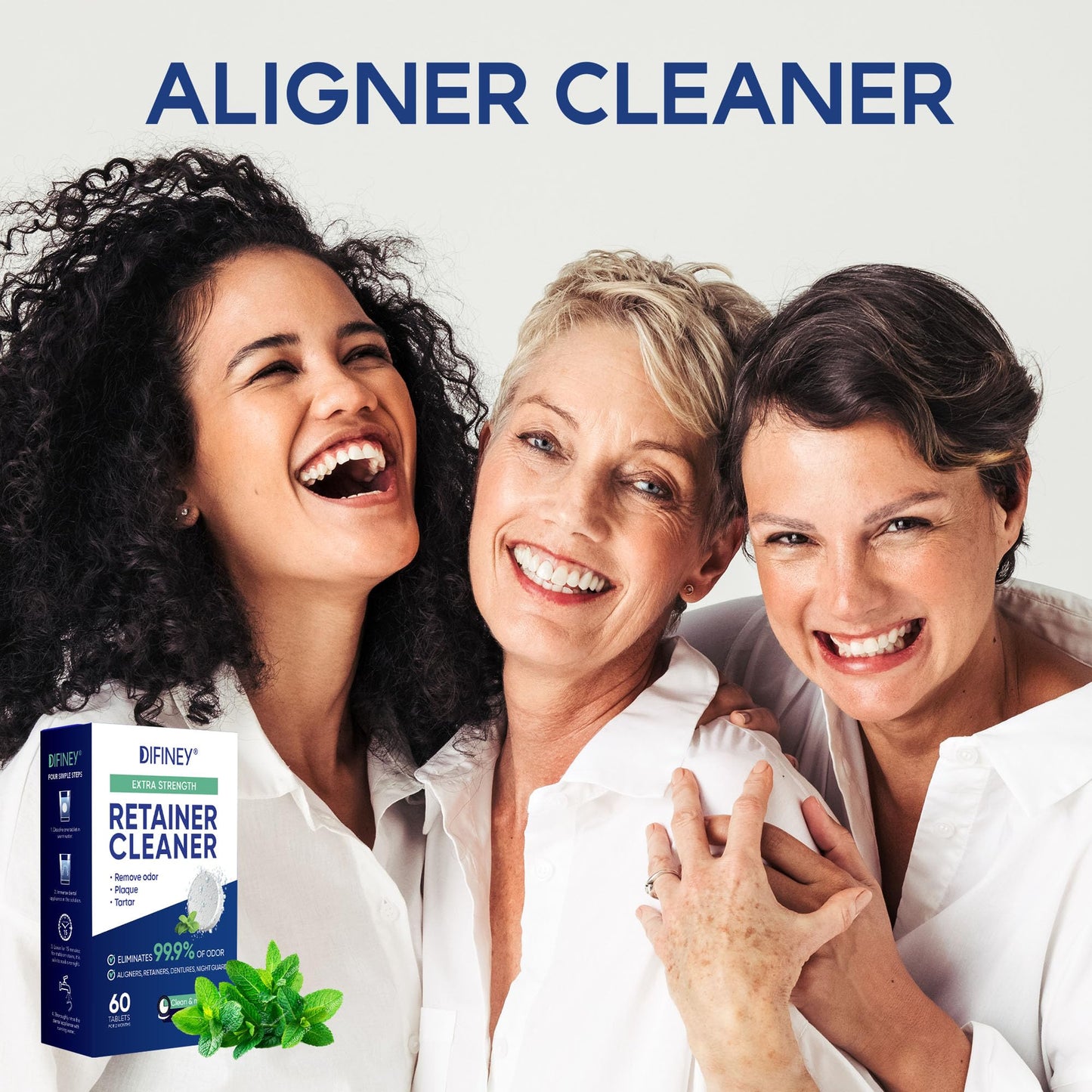 Difiney Anti Snoring Device Cleaner Tablets โ Retainer & Invisalign Cleaner