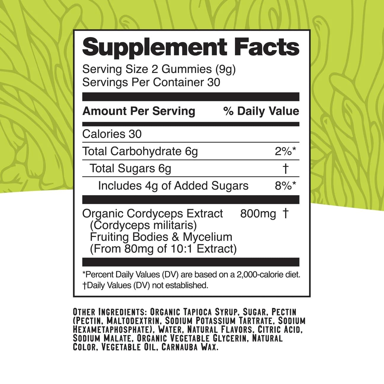 Troomy Boost Cordyceps Gummies β Focus & Active Lifestyle | Lemon Lime | 60 Count