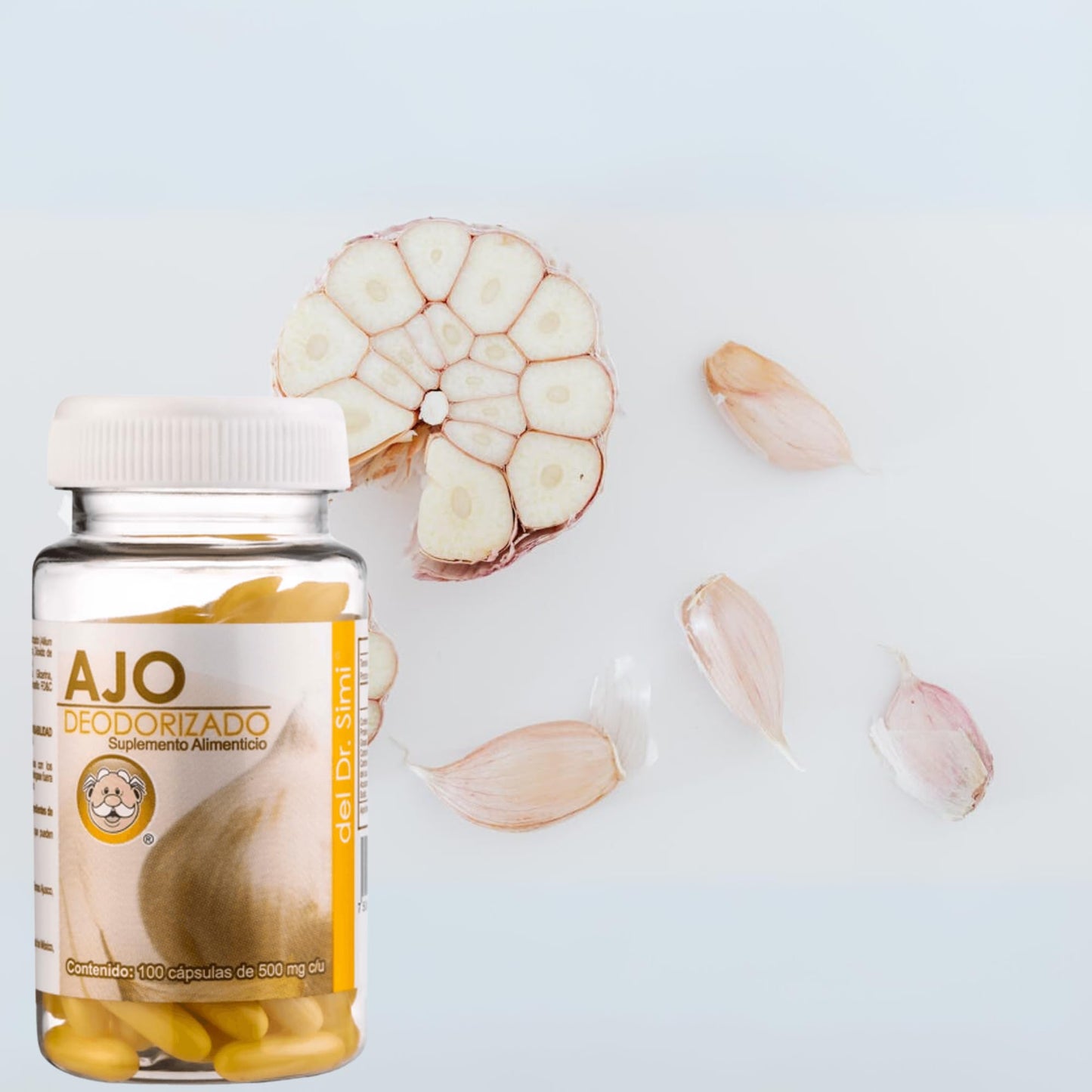 Tu Salud Plus Odorless Garlic Capsules โ 100 Count Organic Garlic Supplement