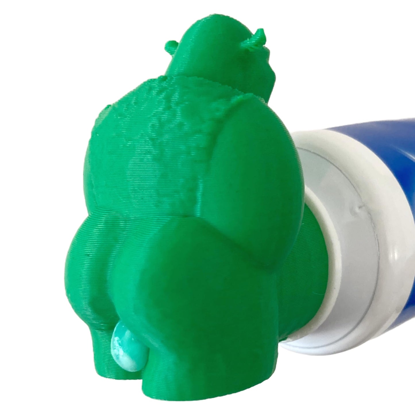 TUBECAPZ Shrek Pooping Toothpaste Topper โ Adapters for Crest & Colgate Tubes