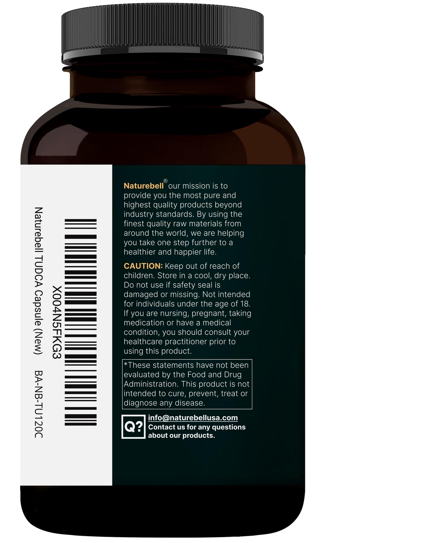 TUDCA 500mg with OX Bile 125mg โ 120 Capsules | Liver Support