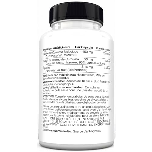 Turmeric Curcumin 1500mg with BioPerine โ 95% Curcuminoids, Joint Support
