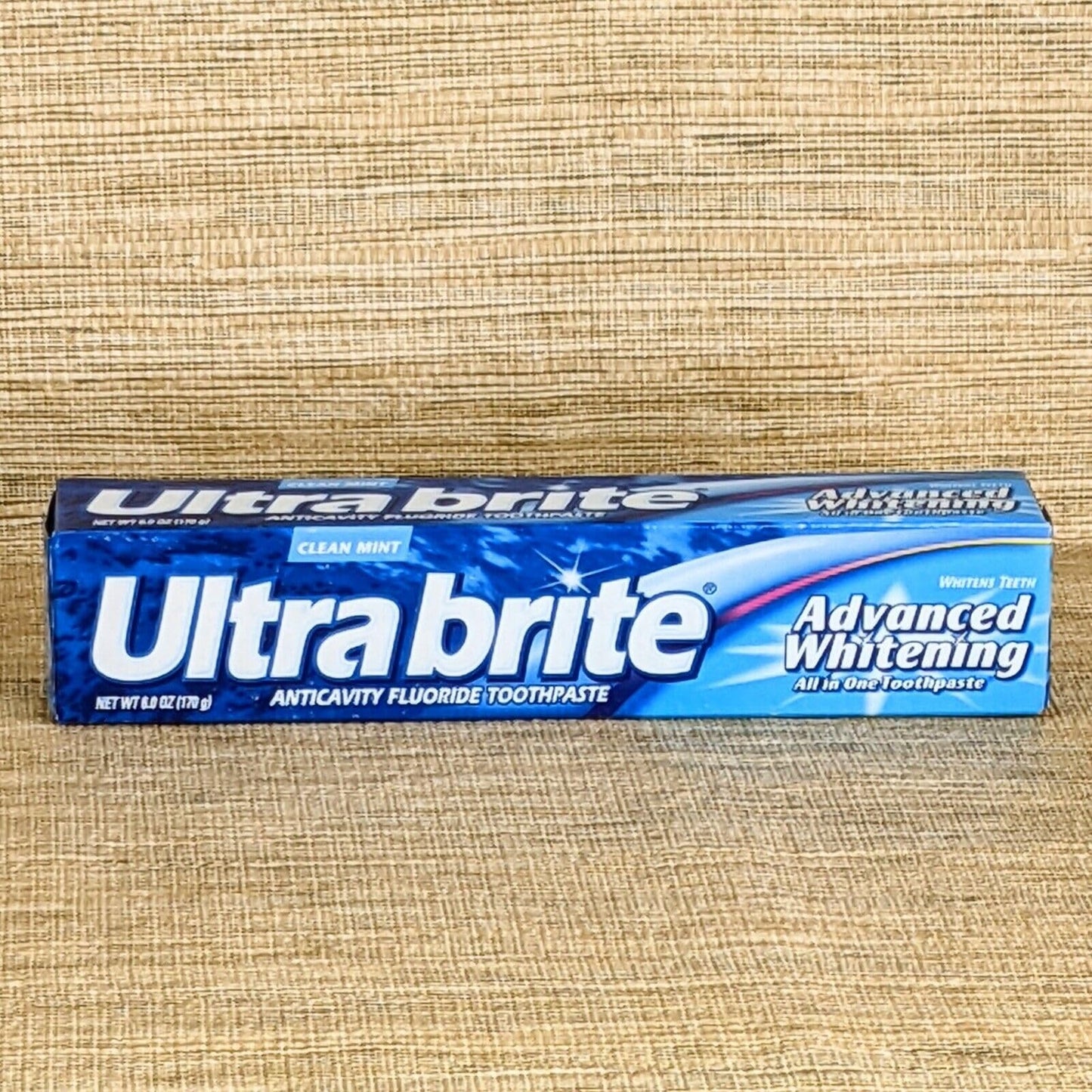 Ultra Brite Advanced Whitening Toothpaste Clean Mint 6 oz โ Pack of 7