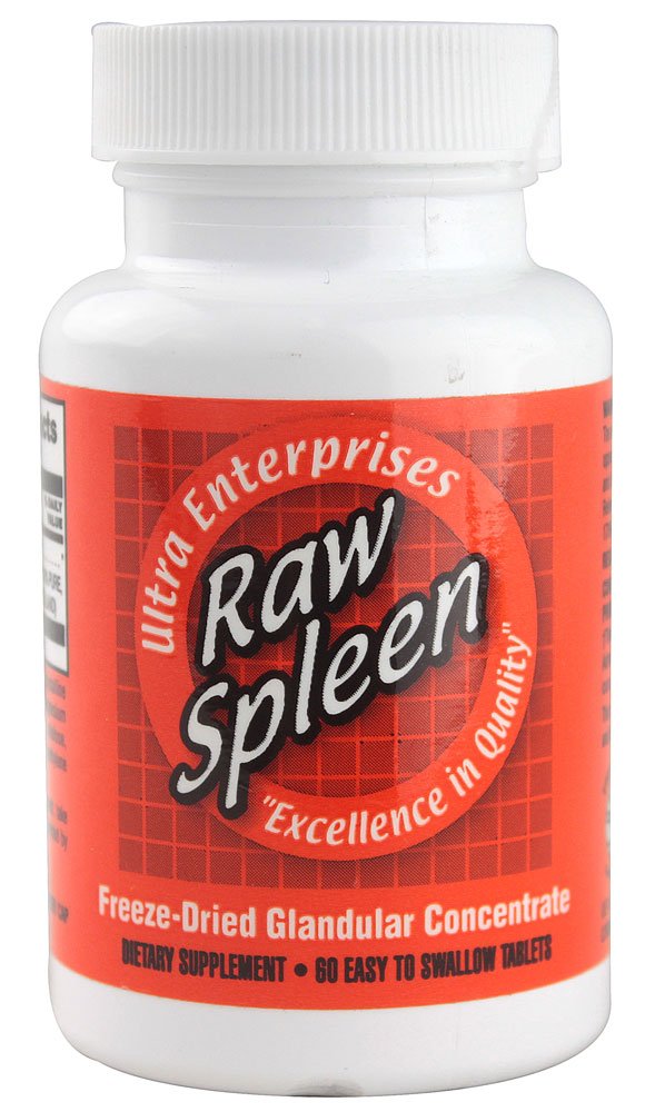 Ultra Glandulars Ultra Raw Spleen 200 mg โ 60 Tabs | Glandular Supplement